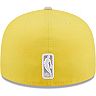 Men's New Era Yellow/Gray Dallas Mavericks Color Pack 59FIFTY Fitted Hat