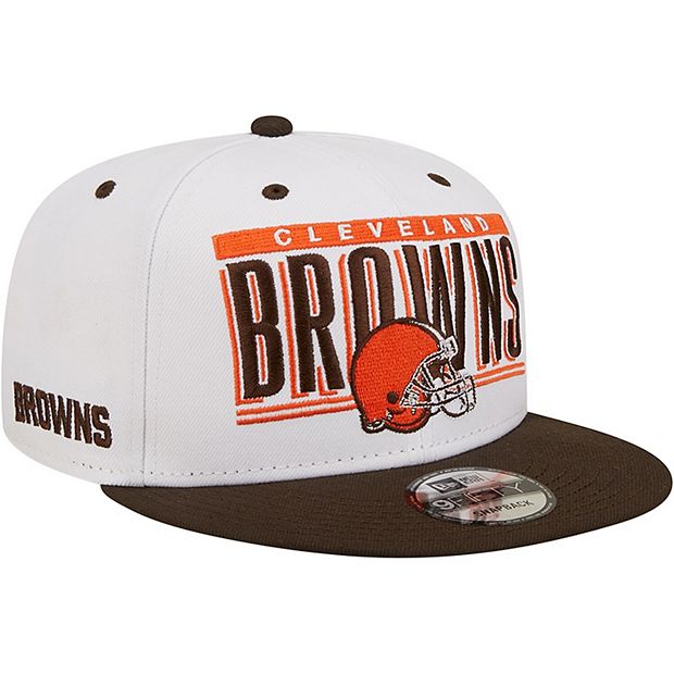 New Era Brown Cleveland Browns Basic 9FIFTY Adjustable Snapback Hat