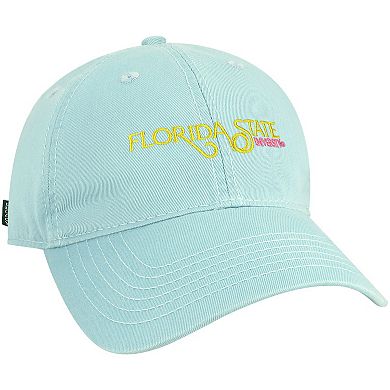 Men's League Collegiate Wear Teal Florida State Seminoles Beach Club Waves Relaxed Twill Adjustable Hat