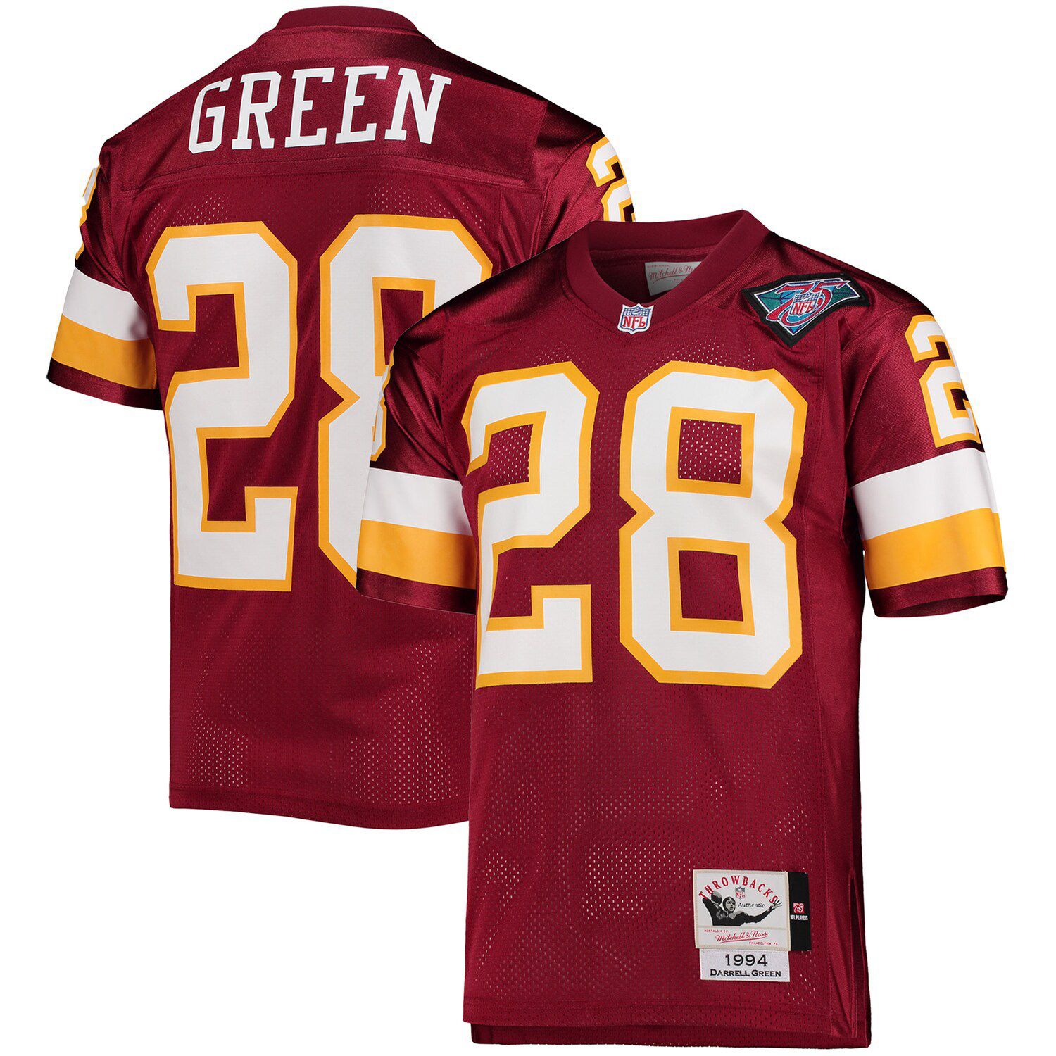 Mitchell & Ness Men's Mitchell and Ness John Riggins White