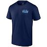 Men's Fanatics Branded Navy Dallas Mavericks 2022 NBA Playoffs Dunk T-Shirt