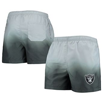 Men's FOCO Black Las Vegas Raiders Dip-Dye Swim Shorts