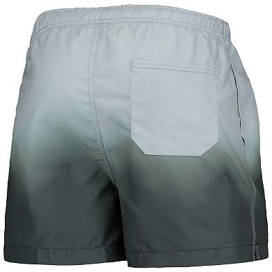 Men's FOCO Black Las Vegas Raiders Dip-Dye Swim Shorts