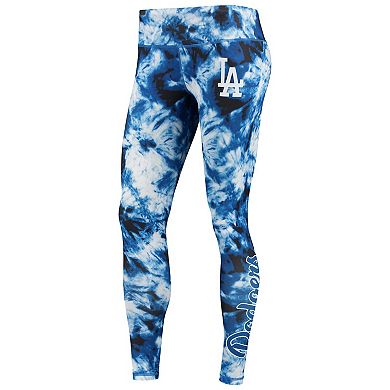 Women's FOCO Royal Los Angeles Dodgers Tie-Dye Leggings