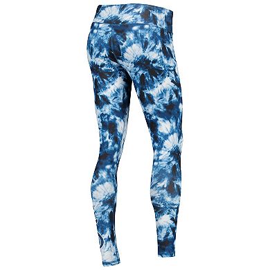 Women's FOCO Royal Los Angeles Dodgers Tie-Dye Leggings