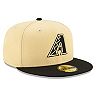 Men's New Era Gold/Black Arizona Diamondbacks 2021 City Connect 59FIFTY Fitted Hat