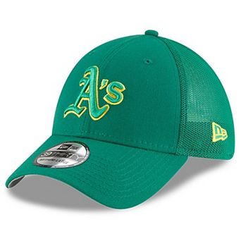 Youth New Era Green Oakland Athletics 2022 Batting Practice 39THIRTY Flex Hat