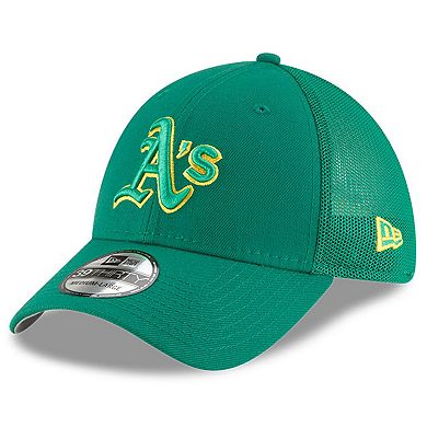 Youth New Era Green Oakland Athletics 2022 Batting Practice 39THIRTY Flex Hat