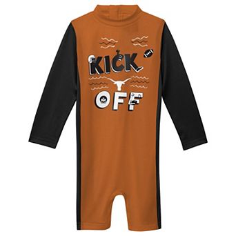 Toddler Texas Orange/Black Texas Longhorns Wave Runner Wetsuit