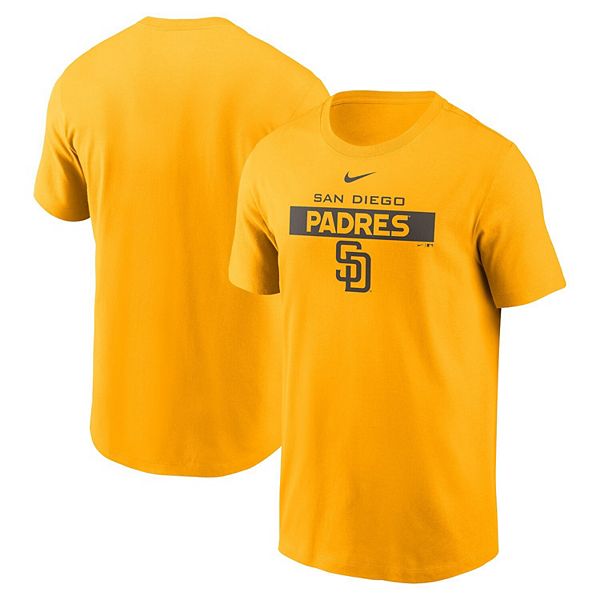 Men's Nike Gold San Diego Padres Team T-Shirt