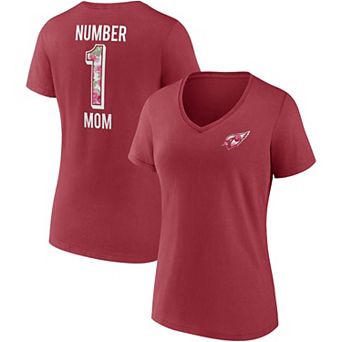 Women's Fanatics Branded Cardinal Arizona Cardinals Team Mother's Day V-Neck T-Shirt