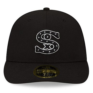 Men's New Era Black Chicago White Sox 2022 Batting Practice Low Profile 59FIFTY Fitted Hat