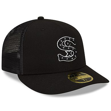 Men's New Era Black Chicago White Sox 2022 Batting Practice Low Profile 59FIFTY Fitted Hat