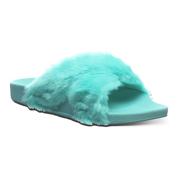 Bearpaw Lauryn Women's Faux Fur Slide Sandals