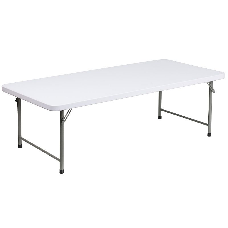 Kids Flash Furniture 4.5-ft. Folding Table, White