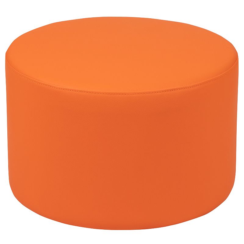 Kids Flash Furniture Soft Seating Circle Stool, Orange