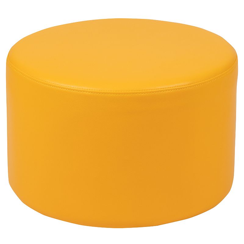 Kids Flash Furniture Soft Seating Circle Stool, Yellow