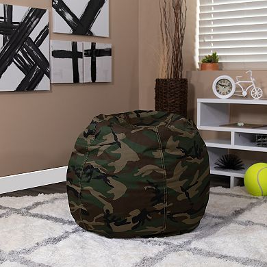 Flash Furniture Small Solid Refillable Bean Bag Chair