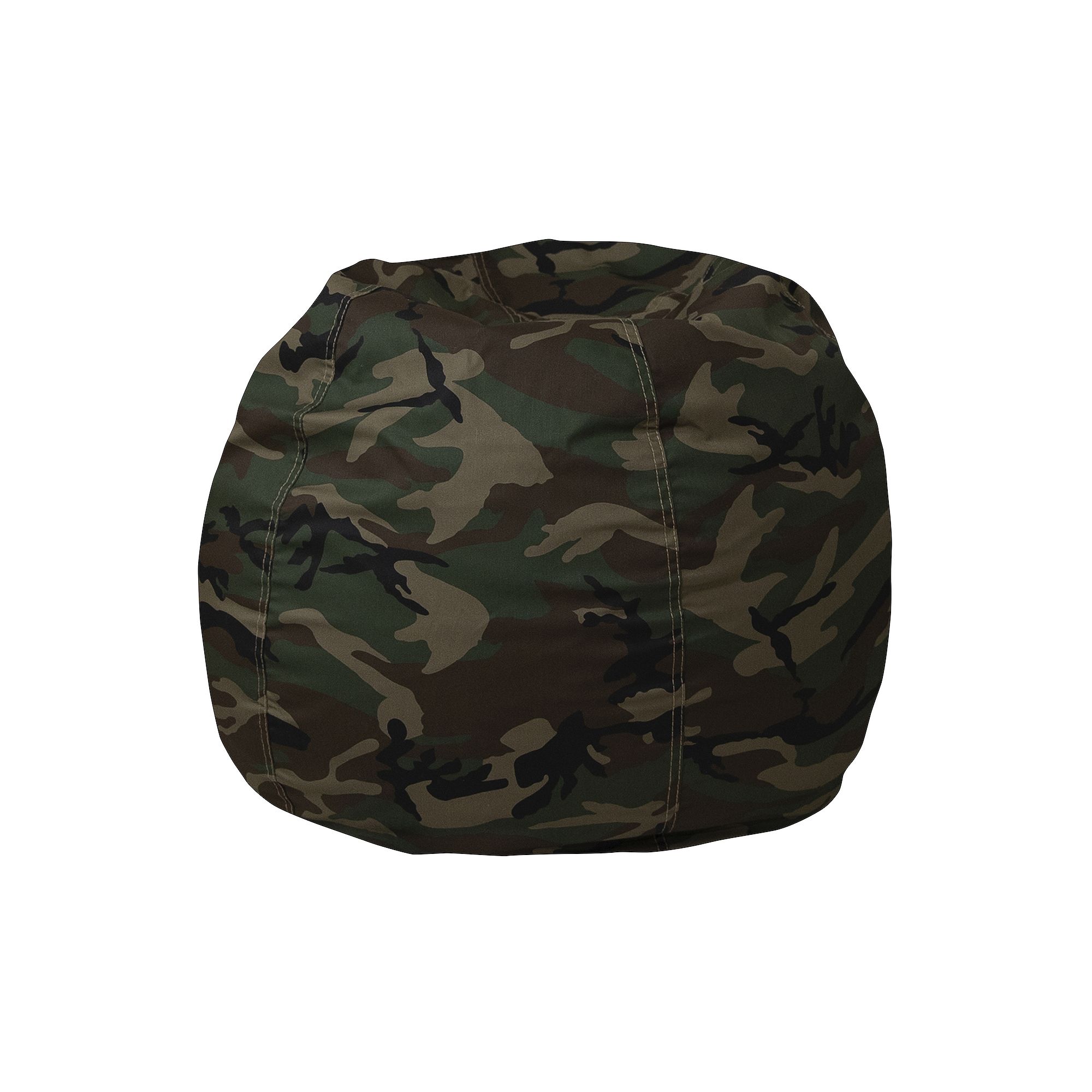 Flash Furniture Small Solid Refillable Bean Bag Chair, Camouflage