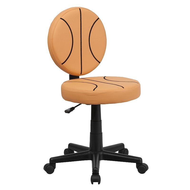 Kids Flash Furniture Sports Swivel Desk Chair, Orange