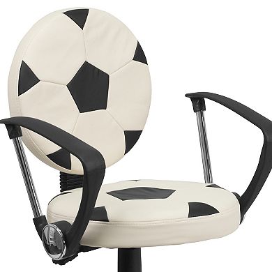 Kids Flash Furniture Sports Swivel Desk Chair