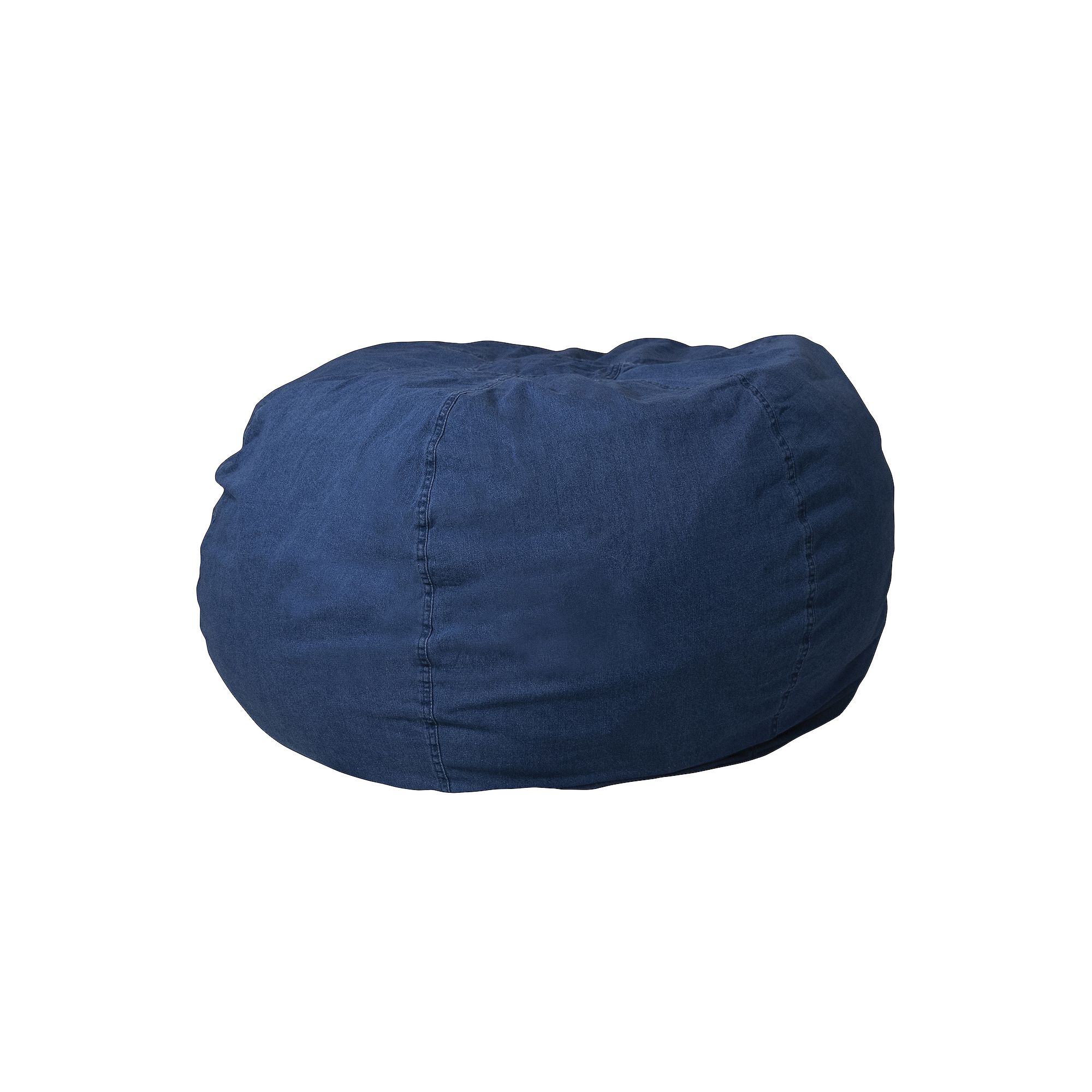 Flash Furniture Oversized Refillable Bean Bag Chair, Blue