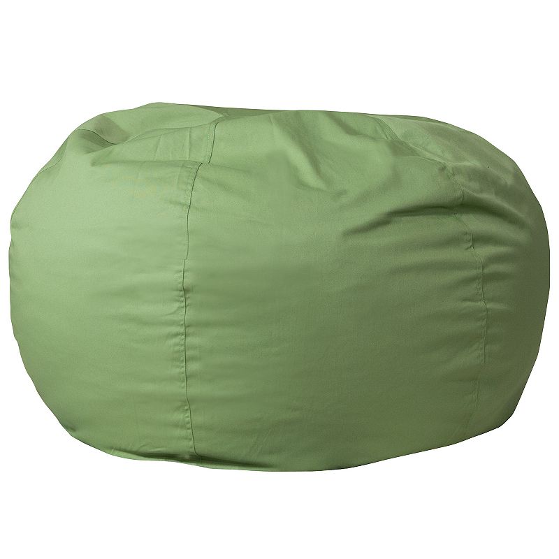 Flash Furniture Oversized Refillable Bean Bag Chair, Green