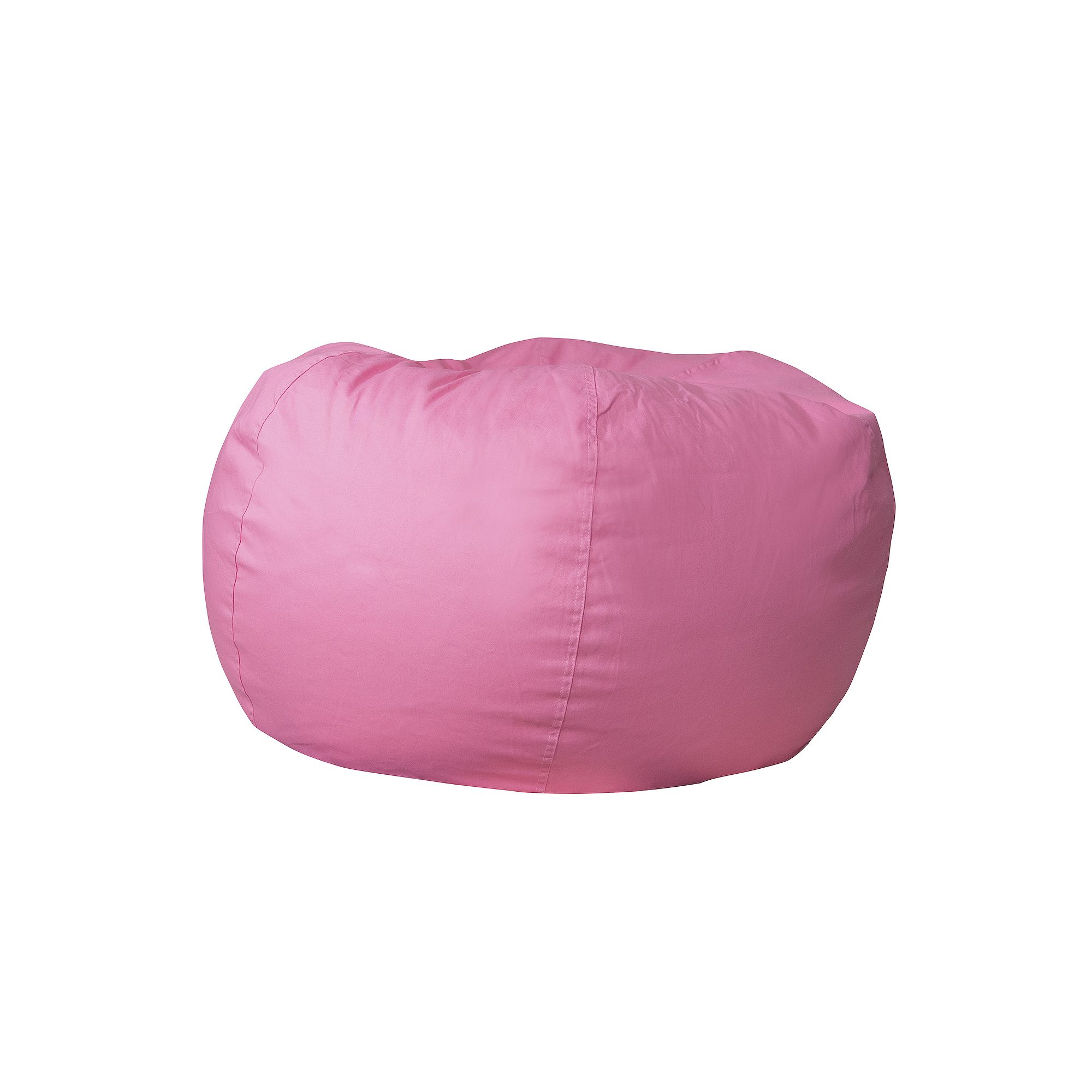 Flash Furniture Oversized Refillable Bean Bag Chair, Light Pink