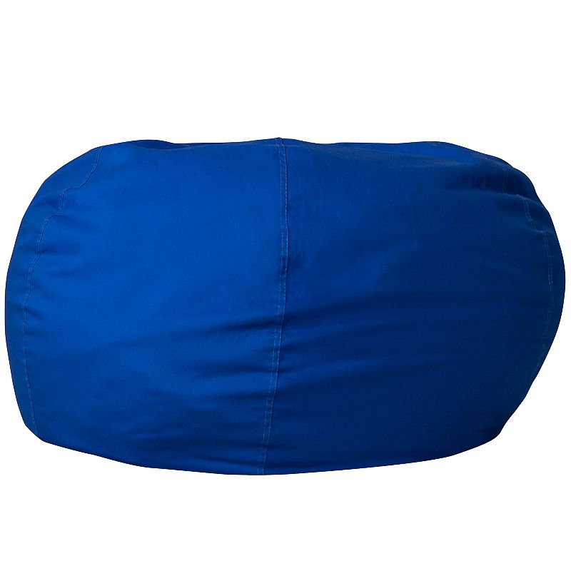 Flash Furniture Oversized Refillable Bean Bag Chair, Blue