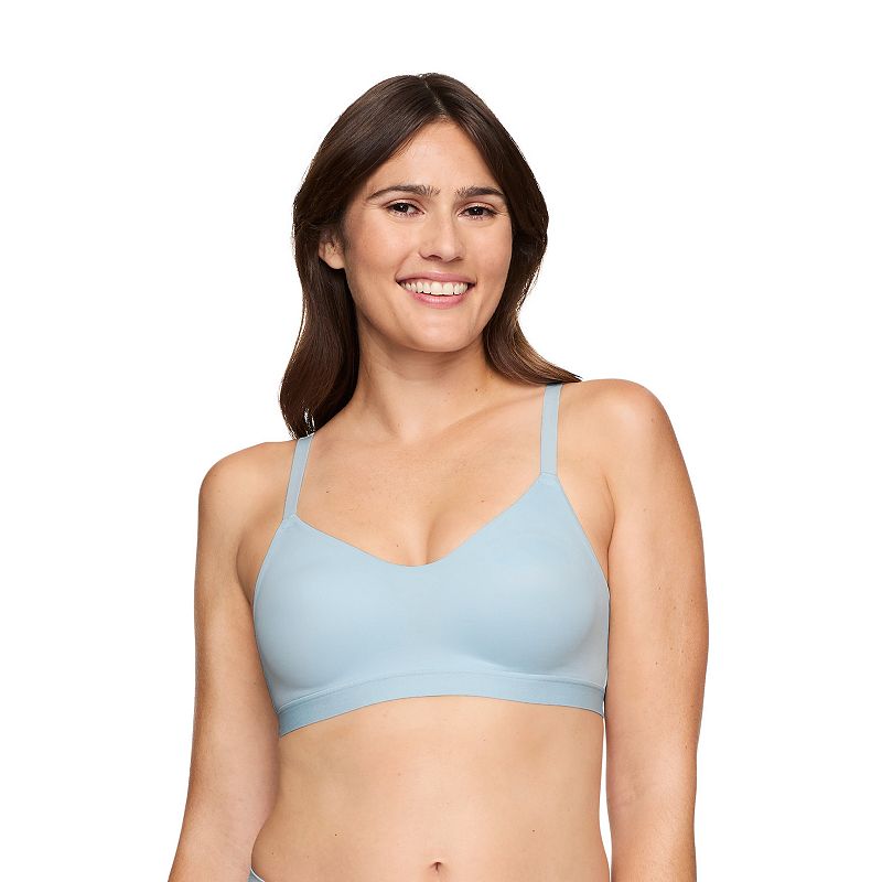 Warners Cloud 9 Super Soft Wireless Lift Convertible Comfort Bra RN1041A, Women's, Size: Small, Baby Blue