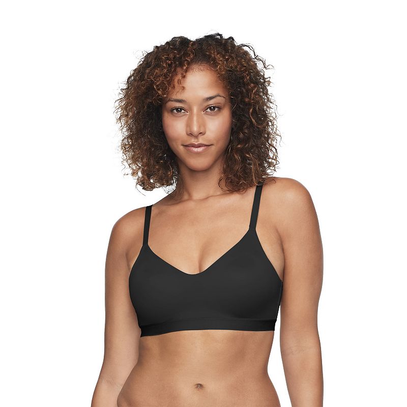 Warners Cloud 9 Super Soft Wireless Lift Convertible Comfort Bra RN1041A, Women's, Size: 2XL, Black