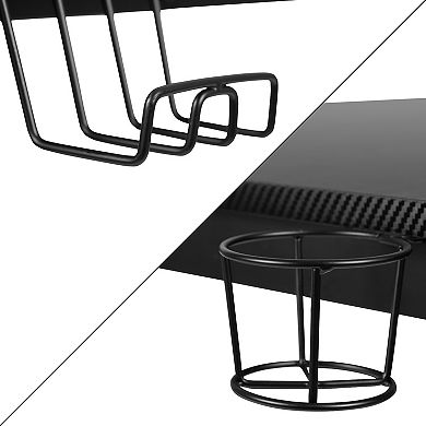 Flash Furniture Cup Holder Gaming Desk & Racing Desk Chair 2-piece Set