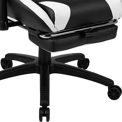 Flash Furniture Gaming Desk & Reclining Footrest Gaming Desk Chair 2-piece Set