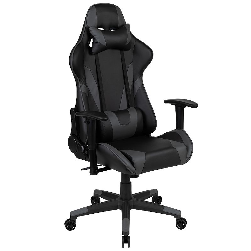 Flash Furniture X20 Gaming Racing Office Ergonomic Computer Chair, Grey