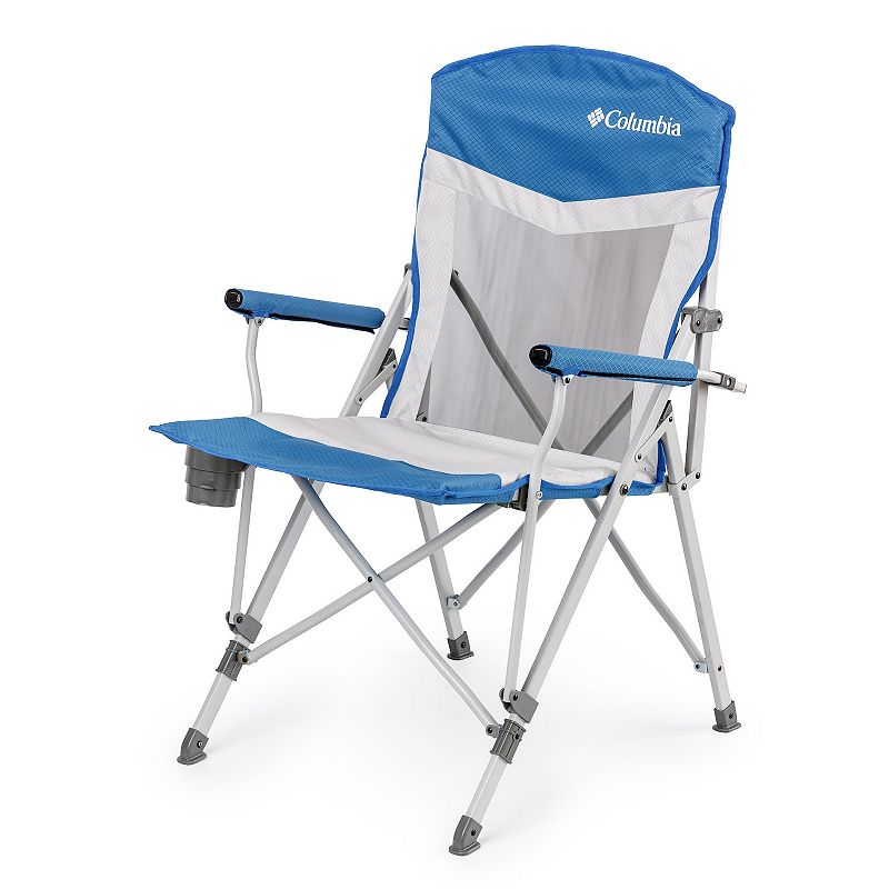 Columbia Basin Trail Hard Arm Mesh Chair, Blue