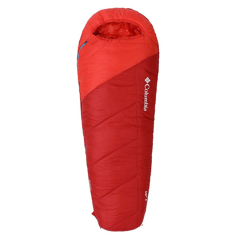 Columbia Mount Tabor 10°F Mummy Sleeping Bag - X-large, Red