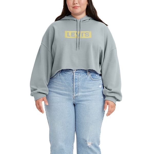 Plus Size Levi's® Cropped Prism Hoodie