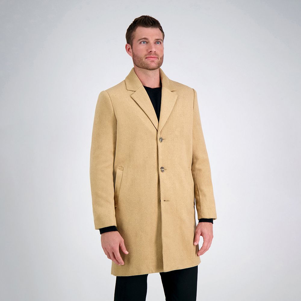 Cappotto Elegante Uomo Haggar - Twill Spazzolato Per Tutte Le Stagioni