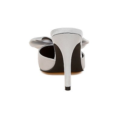 Sidonie Women's High Heel Bow Tie Mules