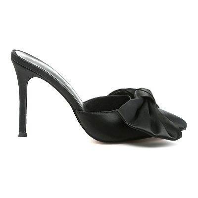 Sidonie Women s High Heel Bow Tie Mules