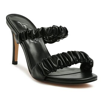 Gathered Around Women's Slip-On Heeled Sandals