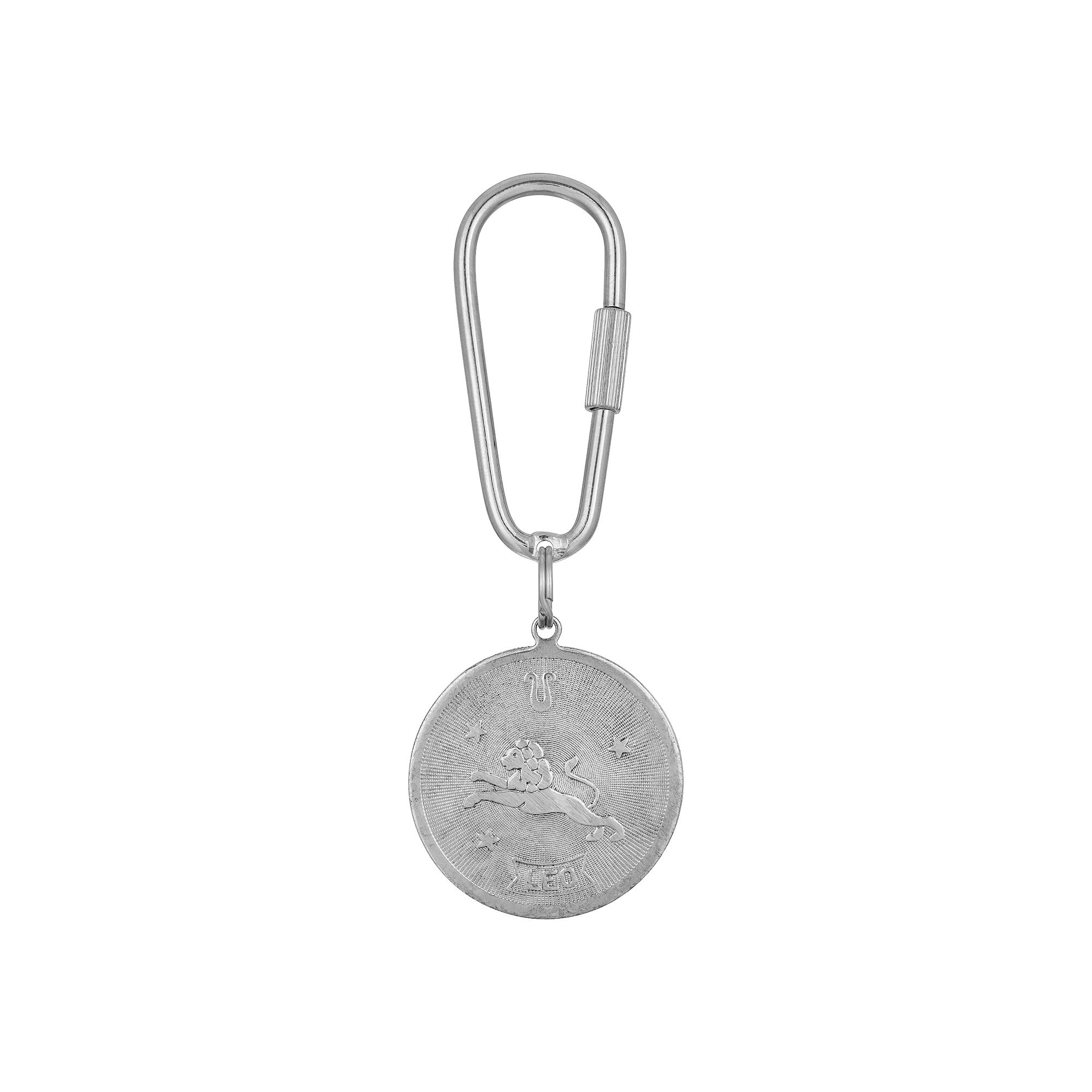 1928 Silver Tone Sagittarius Key Fob, August
