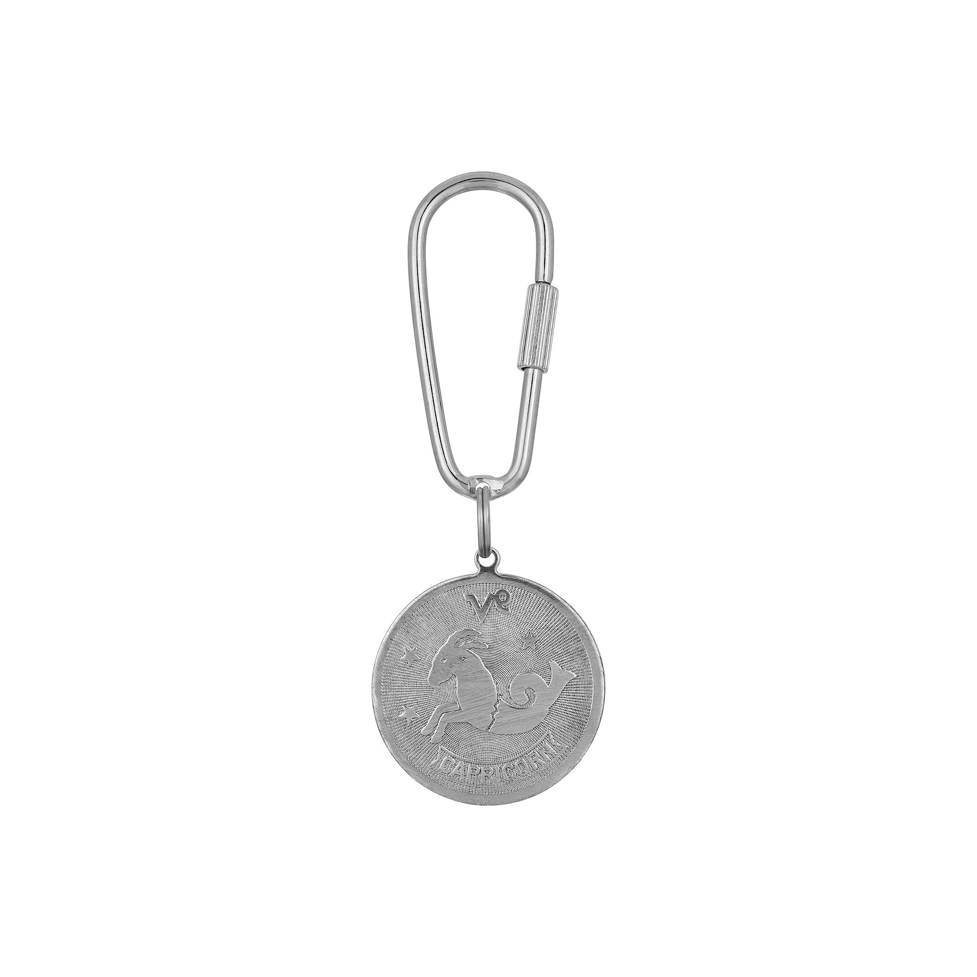 1928 Silver Tone Sagittarius Key Fob, January