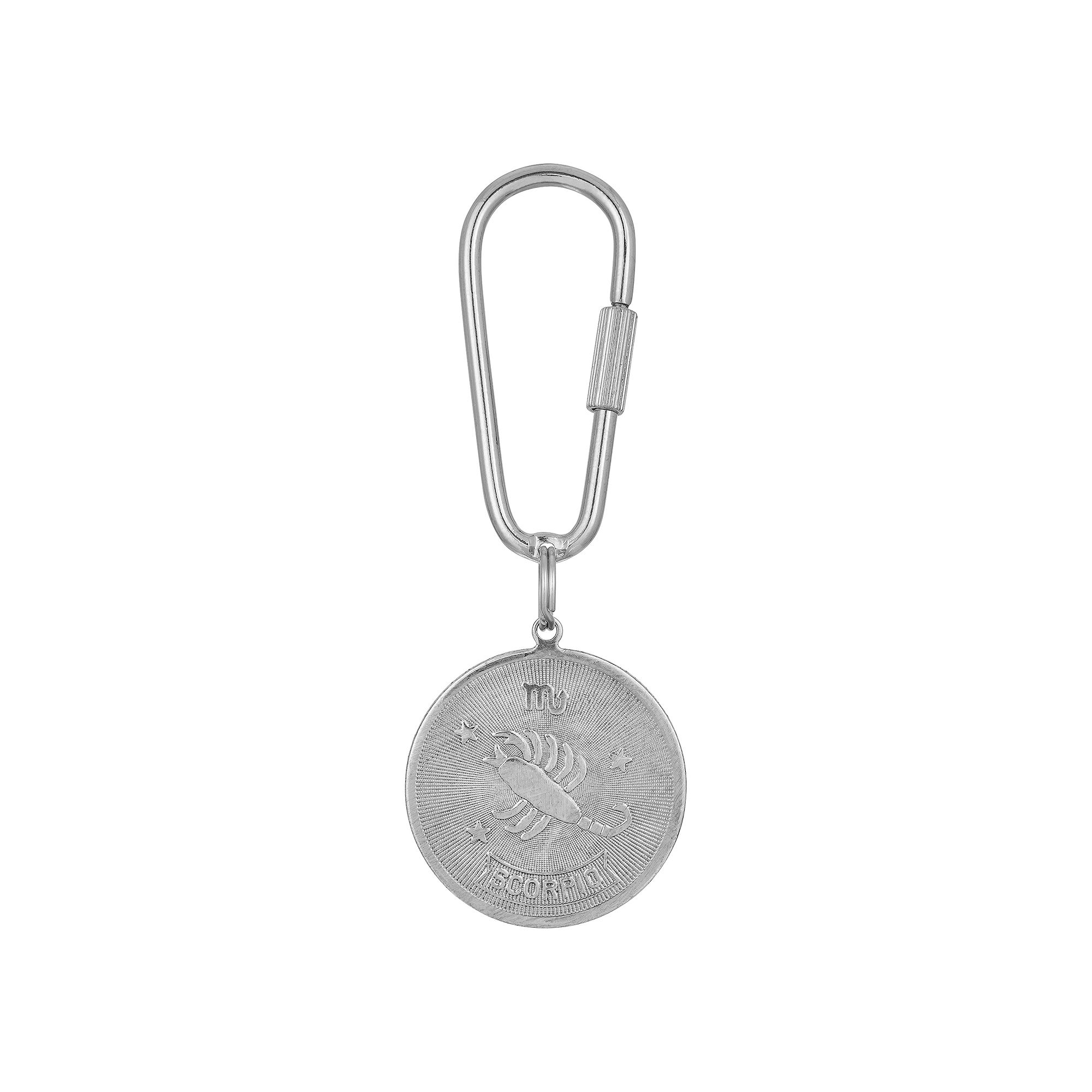 1928 Silver Tone Sagittarius Key Fob, November