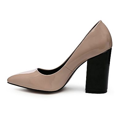 Kamira Women's Block Heeled Formal Pumps