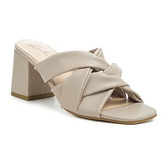 Knope Interwoven Straps Women's Heeled Sandals