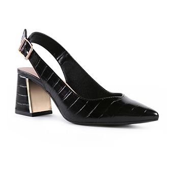 Gidget Croc Women's Slingback Block Sandals