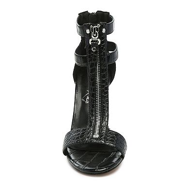 London Rag Felicity Block Heel Women's Peep Toe Sandals