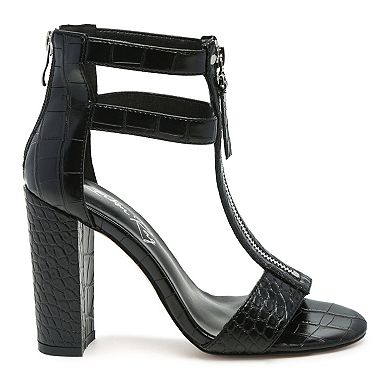 London Rag Felicity Block Heel Women's Peep Toe Sandals