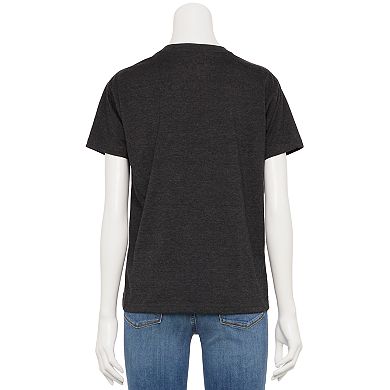 Juniors' Stranger Things Red Logo Graphic Tee